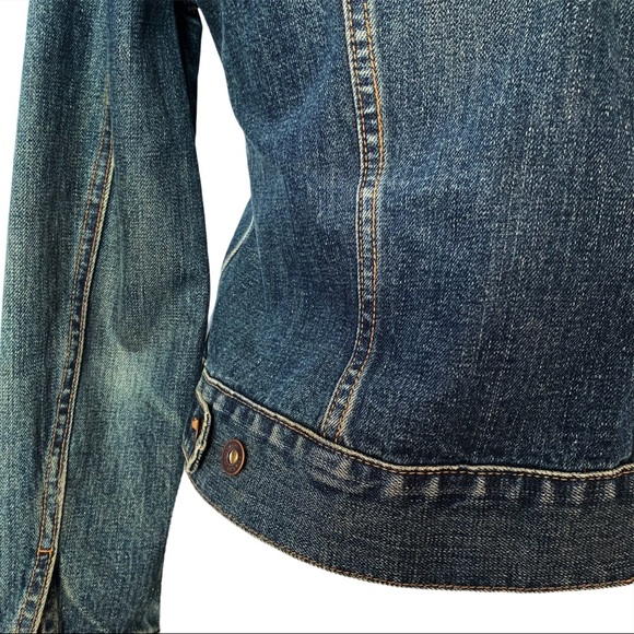 Gap classic vintage wash look jean jacket size XS - Picture 7 of 8